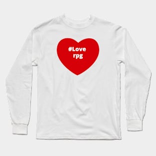 Love Rpg - Hashtag Heart Long Sleeve T-Shirt